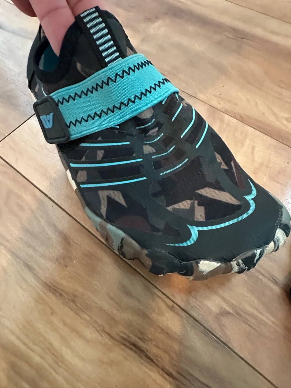 Merence Barefoot Water Shoes Kids US 12 EU 30 Black Blue Quick Dry Swim Beach